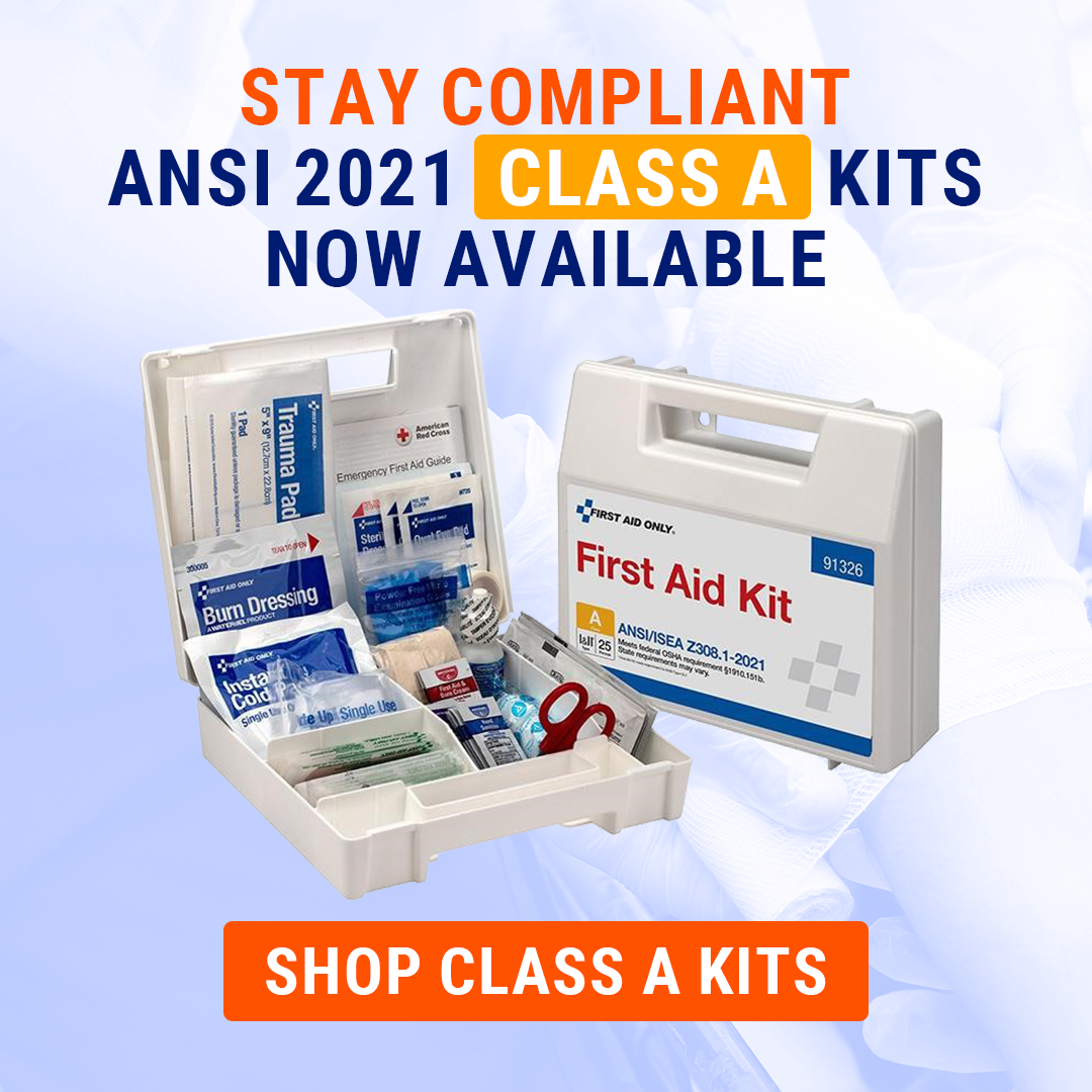 ANSI/ISEA Z308-2021 - A New Standard For Workplace First Aid Kits