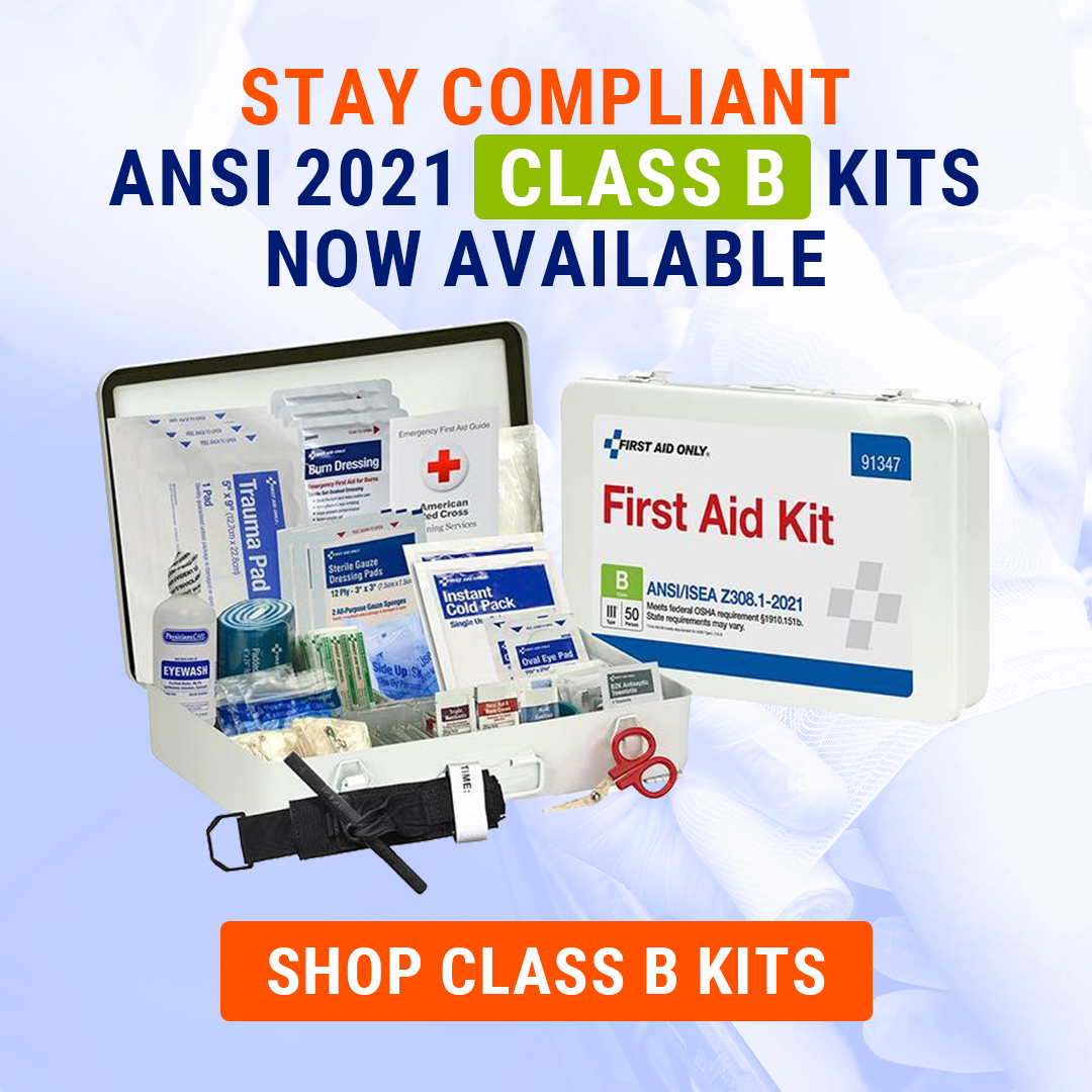 ANSI/ISEA Z308-2021 - A New Standard For Workplace First Aid Kits