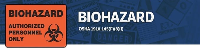 Biohazard Sign Compliance