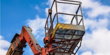 Construction boom lift